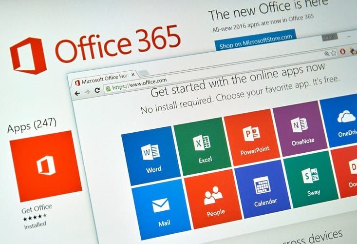 Office 365 apps