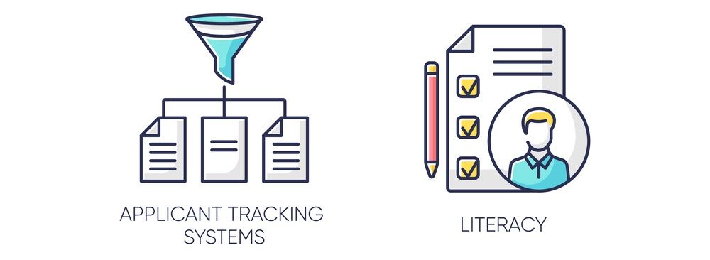 An ilustration of an applicant tracking system and literacy