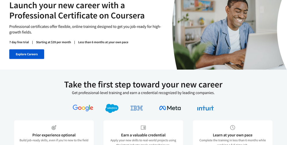 how to list coursera courses on resume